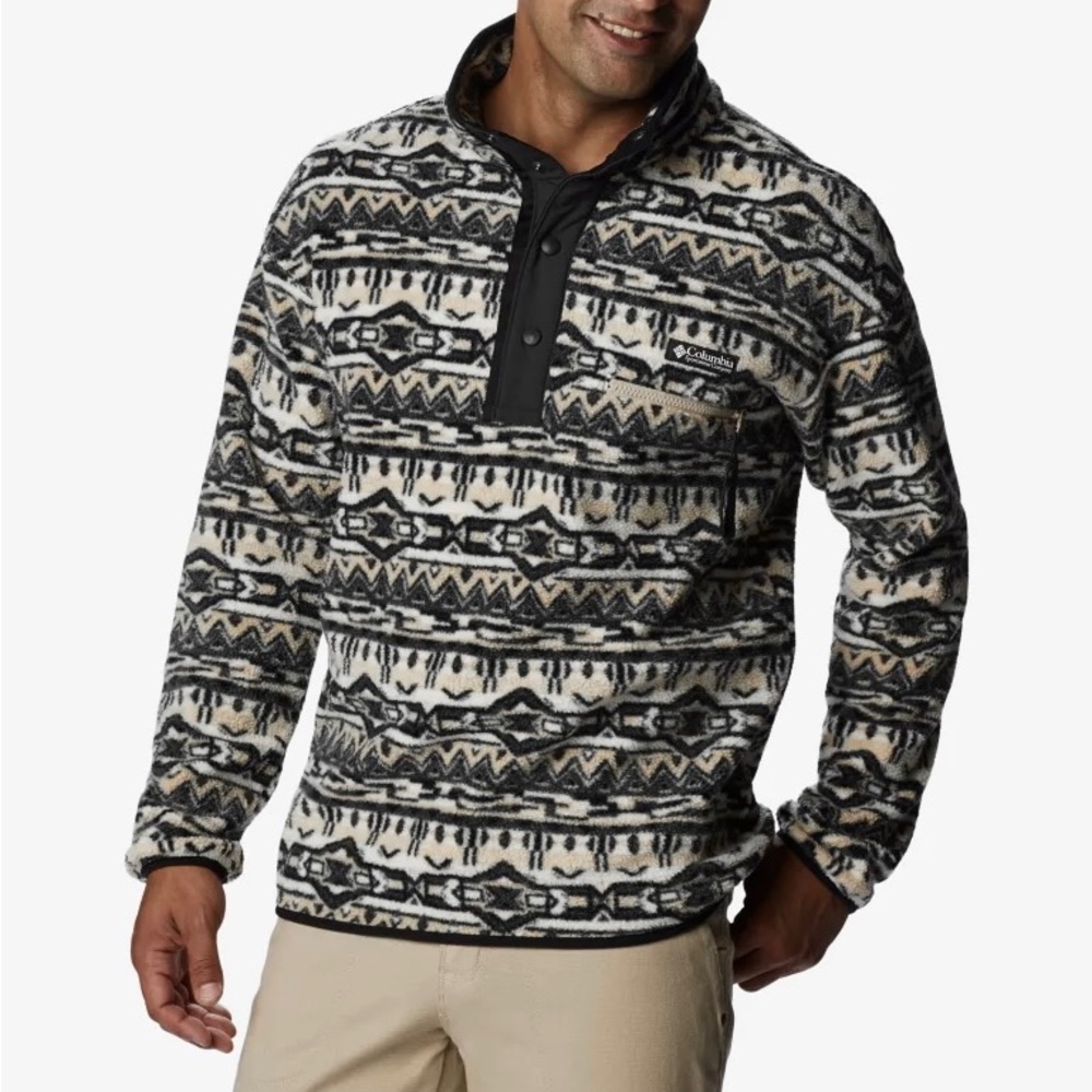 Columbia Men's Helvetia™ Streetwear Fleece, Aztec print